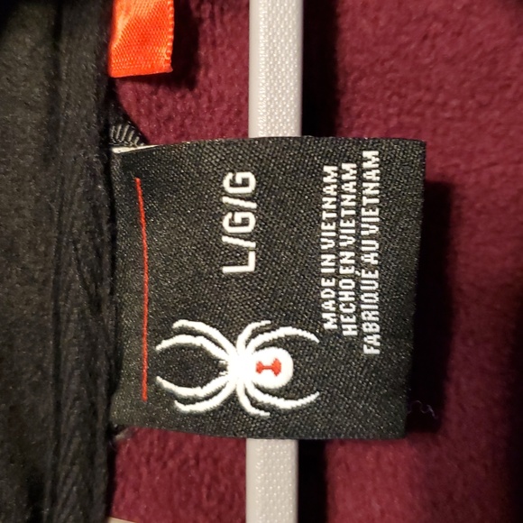 Spyder women's purple and black zipped jacket. Size large - Picture 9 of 12